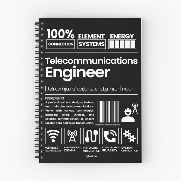 Item preview, Telecommunications Engineer || Jobs Series - White designed and sold by bySirena.