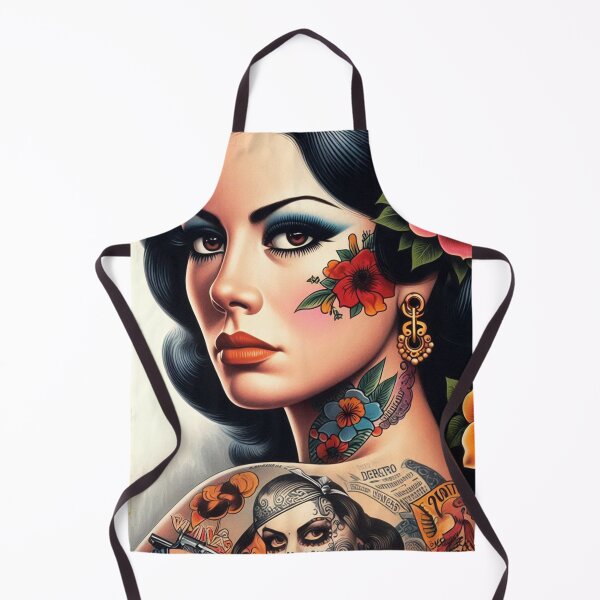 Item preview, Old School Tattooed Gypsy Pin-up designed and sold by PulpVintage.