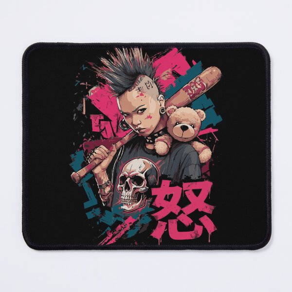 Item preview, Girl with 怒 anger kanji designed and sold by drizzd.