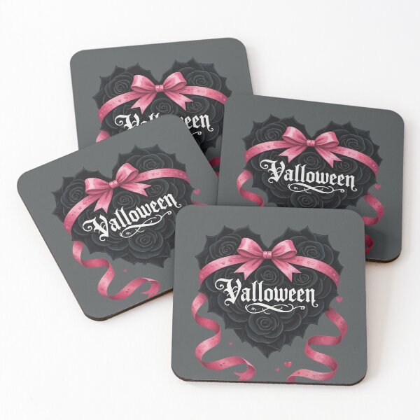 Item preview, Gothic Valloween Script Roses and Garlands designed and sold by taiche.