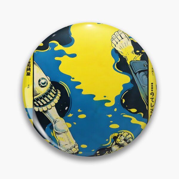 Item preview, Blue & Yellow Metropolis designed and sold by Matinez Pink.
