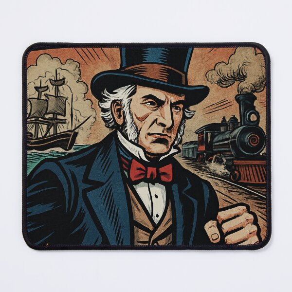 Item preview, Cornelius Vanderbilt | Comics stylCartoone - designed and sold by ComicsFactory.