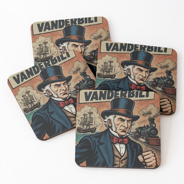 Item preview, Cornelius Vanderbilt | Comics stylCartoone -  designed and sold by ComicsFactory.