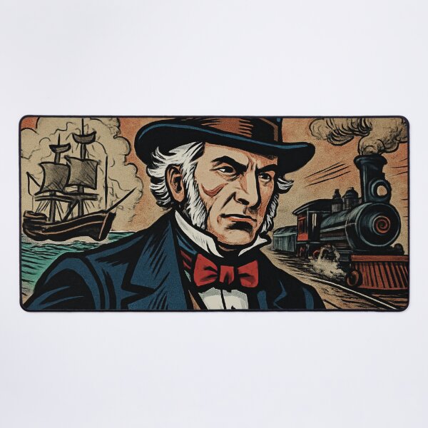 Item preview, Cornelius Vanderbilt | Comics stylCartoone - designed and sold by ComicsFactory.