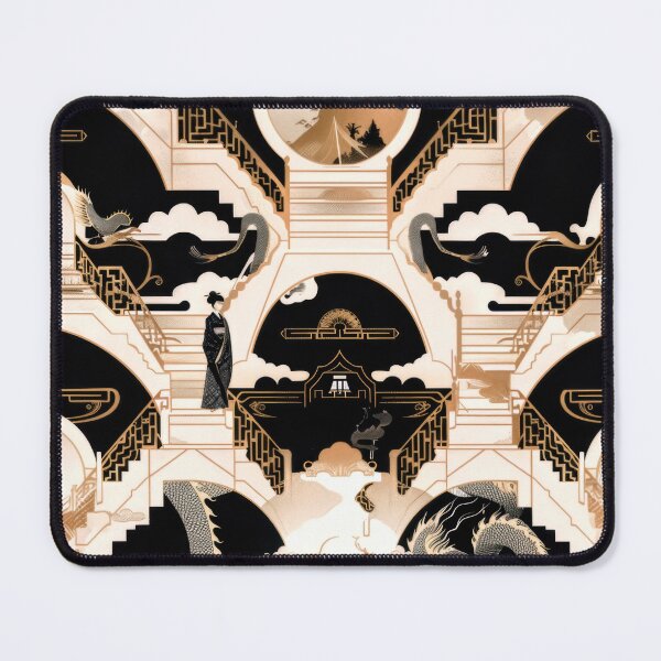 Item preview, Celestial Stairs Pattern, Neo Art Deco Japan designed and sold by casaloomaria.
