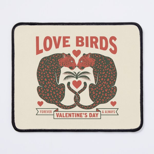 Item preview, Love Birds Vintage Spotted Leopard Romance designed and sold by zzz888.
