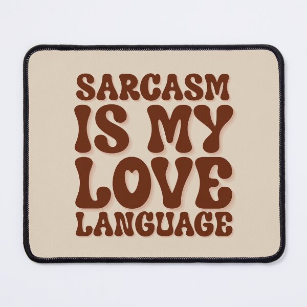 Item preview, Sarcasm Is My Love Language – Vintage Retro Typography designed and sold by stylishdzign.