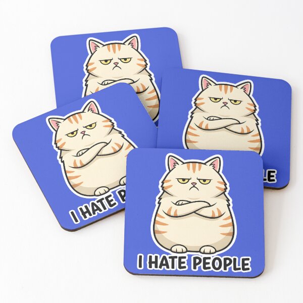 Item preview, Grumpy Cat - I Hate People | Grumpy Cat Sarcasm designed and sold by Fuechse.