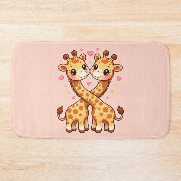 Item preview, Giraffe Couple in Shy Valentine Romance designed and sold by Ivy-Triggs.