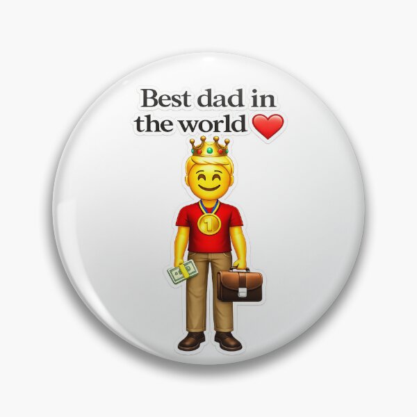 Item preview, Best dad in the world designed and sold by EvaForFriends.
