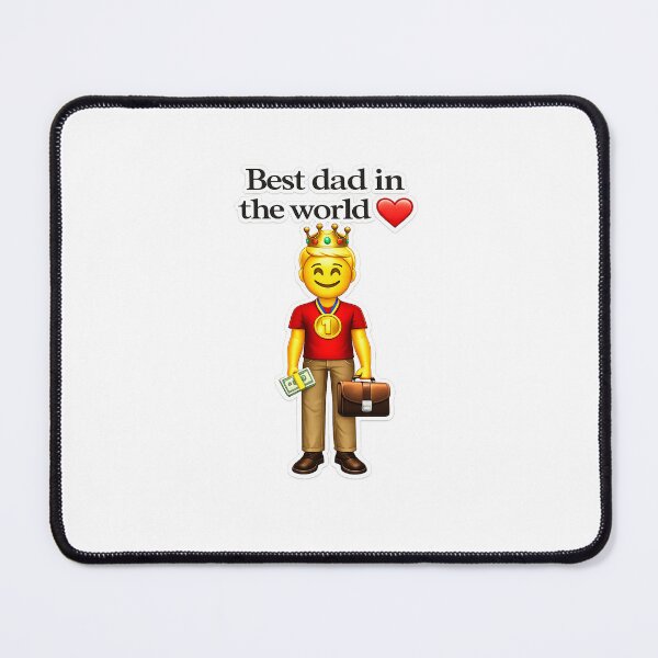 Item preview, Best dad in the world designed and sold by EvaForFriends.