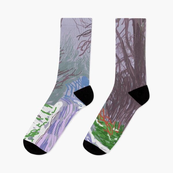 Item preview, The Arrival Of Spring In Woldgate East Yorkshire 4th January 2011 By David Hockney designed and sold by Tommypaitersy.