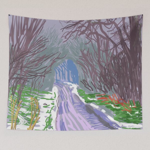 Item preview, The Arrival Of Spring In Woldgate East Yorkshire 4th January 2011 By David Hockney designed and sold by Tommypaitersy.