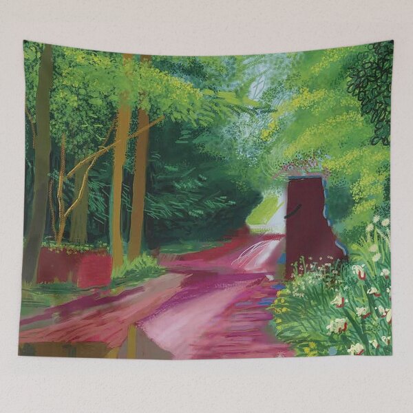 Item preview, The Arrival Of Spring In Woldgate East Yorkshire 11th May 2011 By David Hockney designed and sold by Tommypaitersy.