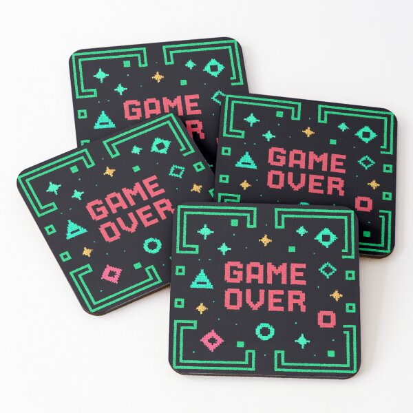 Item preview, Retro Pixel Arcade “Game Over” Screen – Neon Maze Style designed and sold by mbmstores.