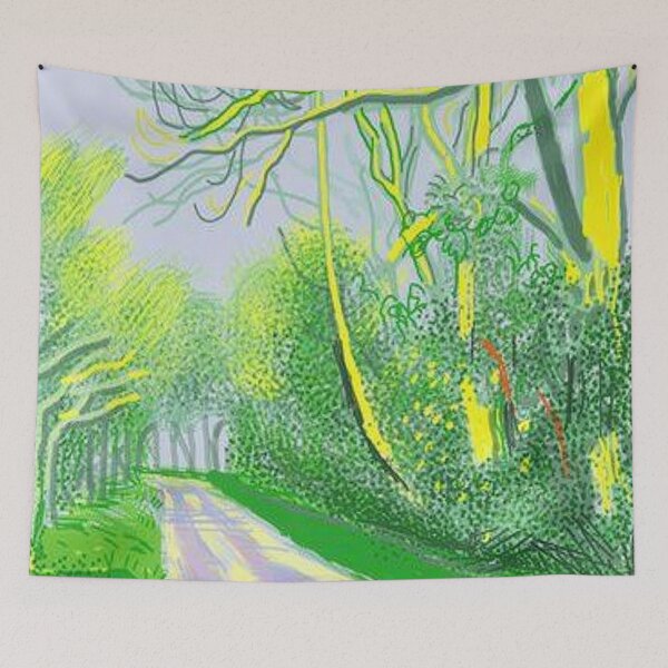 Item preview, The Arrival Of Spring In Woldgate East Yorkshire 12th April 2011 - No. 2 By David Hockney designed and sold by Tommypaitersy.