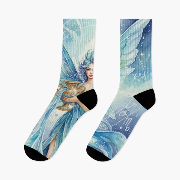 Item preview, Aquarius Starflow Fairy – Celestial Water Bearer designed and sold by Oonward2021.