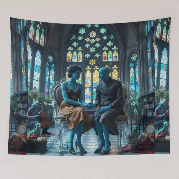 Item preview, The Gothic Union of Aliens under the Moonlight designed and sold by KunstGeist.