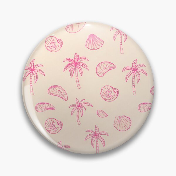 Item preview, Beach Please – Pink Palm & Seashell  designed and sold by ᗩᑎTOᑎ OᒪEKSIYEᑎKO.