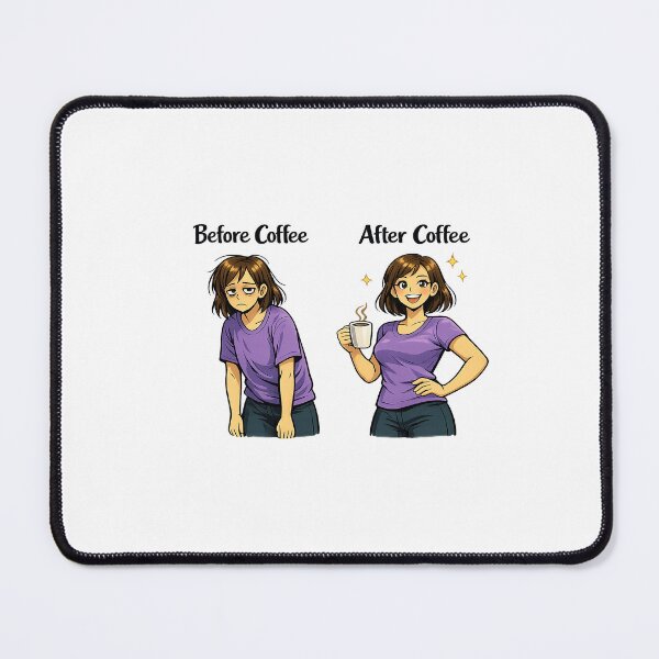 Item preview, Before Coffee / After Coffee designed and sold by EvaForFriends.