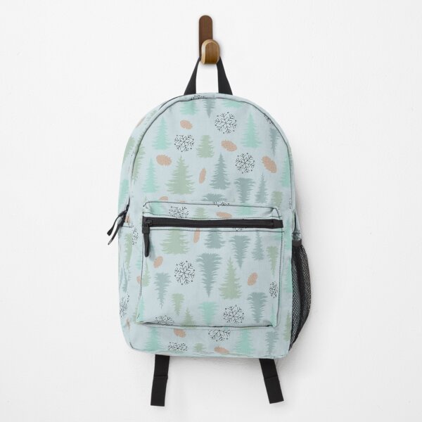 Item preview, Winter forest with pine cones and snowflakes designed and sold by Federfaser.