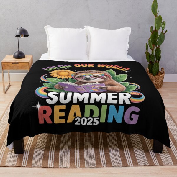 Item preview, Summer Reading Program Summer 2025 Rainbow Color Our World designed and sold by angolinnArt.