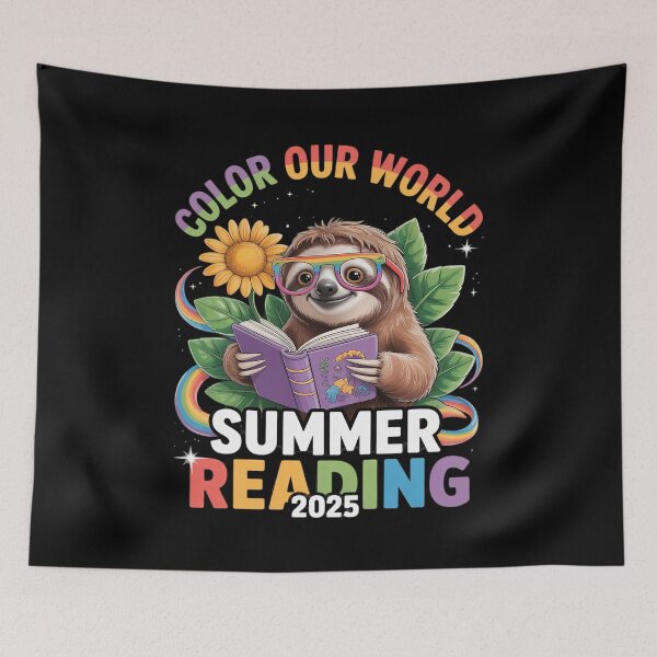 Item preview, Summer Reading Program Summer 2025 Rainbow Color Our World designed and sold by angolinnArt.