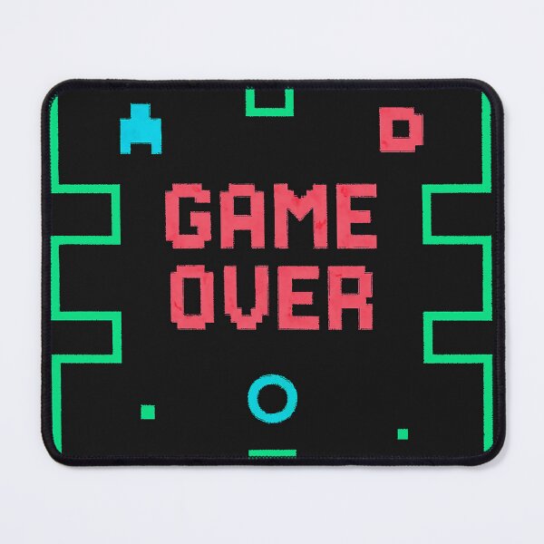 Item preview, Flat Pixel Maze Design – Arcade-Inspired “Game Over” Poster designed and sold by mbmstores.