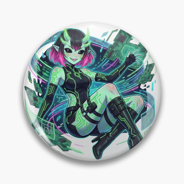 Item preview, Cyber Demon Luminous Circuit Patterns - plus 15 tags designed and sold by OtterlyAssets.