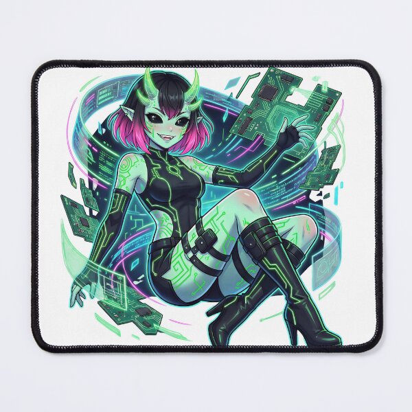 Item preview, Cyber Demon Luminous Circuit Patterns - plus 15 tags designed and sold by OtterlyAssets.