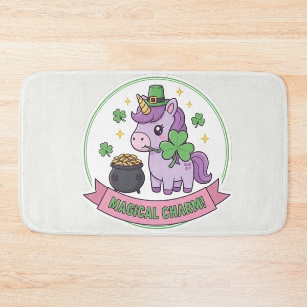 Item preview, Kawaii Magical Charm St. Patrick's Day - Lucky Dragon & Unicorn designed and sold by arup7980.