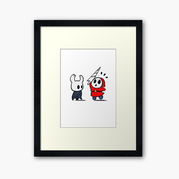 Hollow Shy Guy Framed Art Print