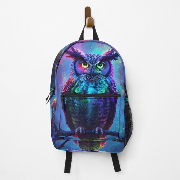 Item preview, Aurora Owl – Luminous Forest Guardian Art designed and sold by Neer arts.