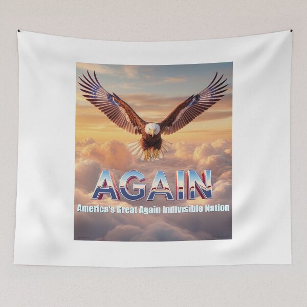 Item preview, Indivisible Nation Eagle Print designed and sold by Lichentroupe63.
