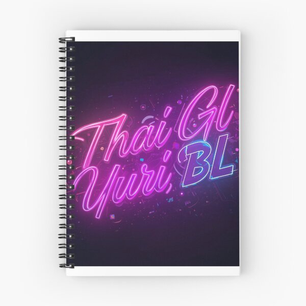 Artikelvorschau, Thai GL Yuri BL Neon Typografie | Anime Fandom Glow entworfen und verkauft von Item Geeks.