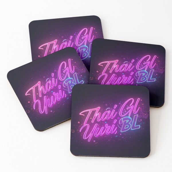 Item preview, Thai GL Yuri BL Neon Typography | Anime Fandom Glow designed and sold by Item Geeks.