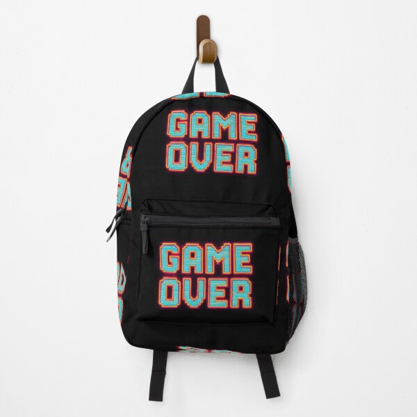 Item preview, 8-Bit “GAME OVER” Text – Glowing Pixel Font Design designed and sold by mbmstores.