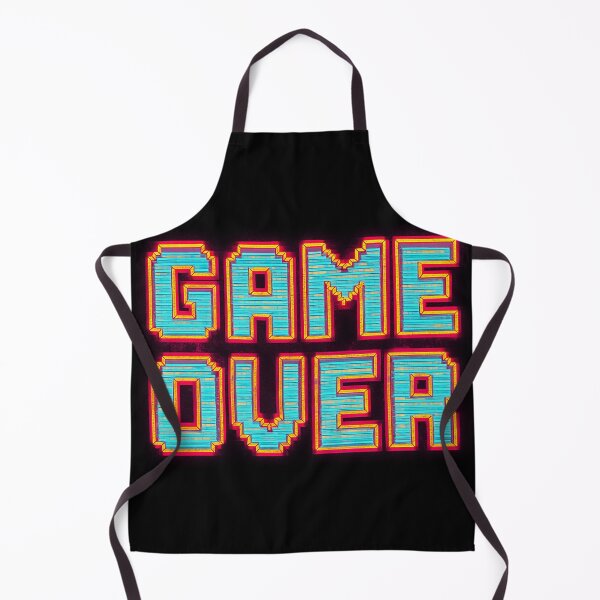 Item preview, 8-Bit “GAME OVER” Text – Glowing Pixel Font Design designed and sold by mbmstores.