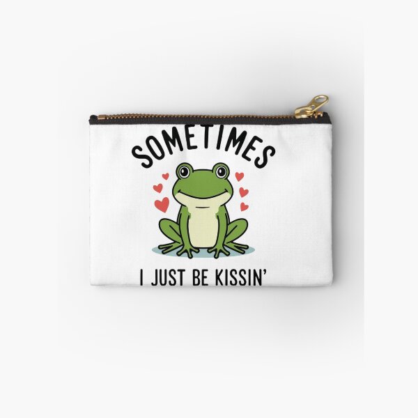 Item preview, Women’s Sometimes I Just Be Kissin’ Tee | Funny Frog Shirt | Cute Valentine’s Day T-Shirt | Whimsical Animal Graphic Tee designed and sold by Printsouf.