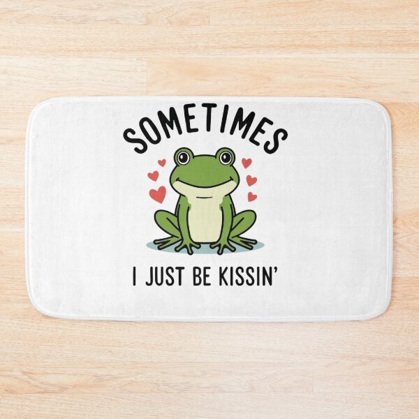 Item preview, Women’s Sometimes I Just Be Kissin’ Tee | Funny Frog Shirt | Cute Valentine’s Day T-Shirt | Whimsical Animal Graphic Tee designed and sold by Printsouf.