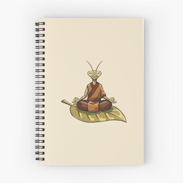 Item preview, Yoga Mantis Zen Master Meditation on Green Leaf designed and sold by Magnificent Lizard.