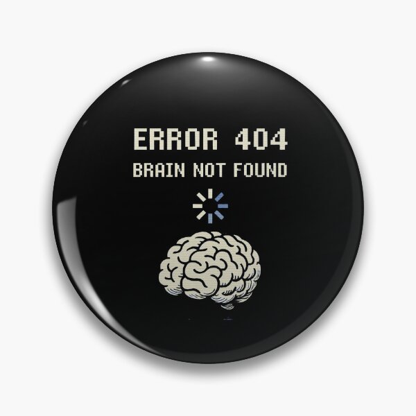 Artikelvorschau, T-Shirt mit dem Fehler 404 Brain Not Found – Retro-Tech-Meme, Programmierer-Humor, Nerd-Geschenk für Programmierer, lustiges IT-Support-T-Shirt entworfen und verkauft von Youpiworld.