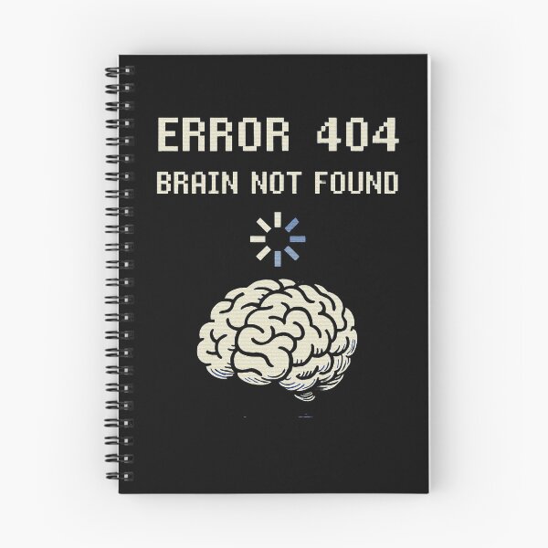 Item preview, Error 404 Brain Not Found T-Shirt – Retro Tech Meme, Programmer Humor, Nerd Gift for Coders, Funny IT Support Tee designed and sold by Youpiworld.