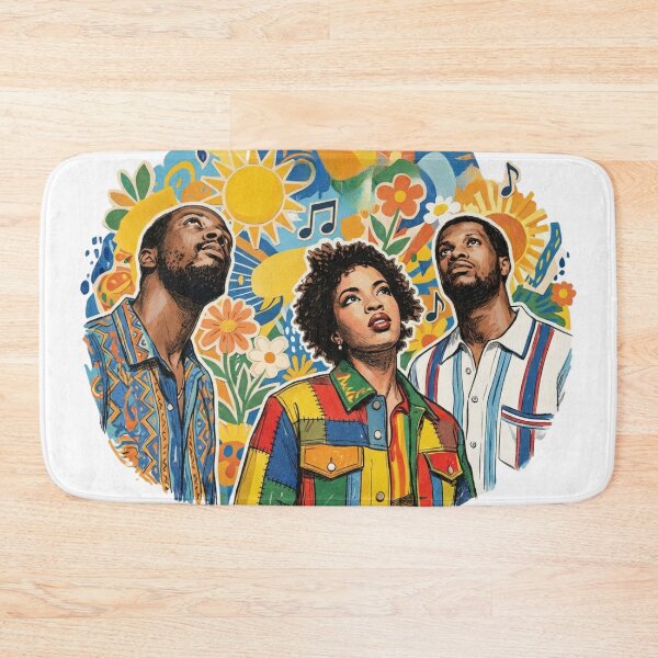 Item preview, Colorful Old School Hip Hop Refugees Haiti designed and sold by ikidyounot.