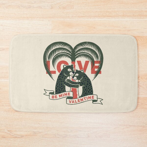 Item preview, Love Palm Tree Heart Green Leopard Hug designed and sold by zzz888.