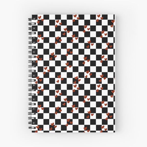 Item preview, checkerboard hearts designed and sold by Buttonsadorn .