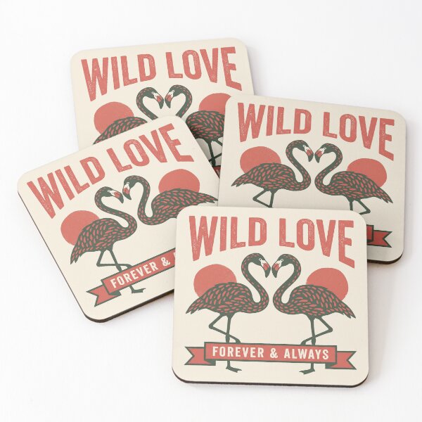 Item preview, Wild Love Forever and Always Vintage Flamingo designed and sold by zzz888.