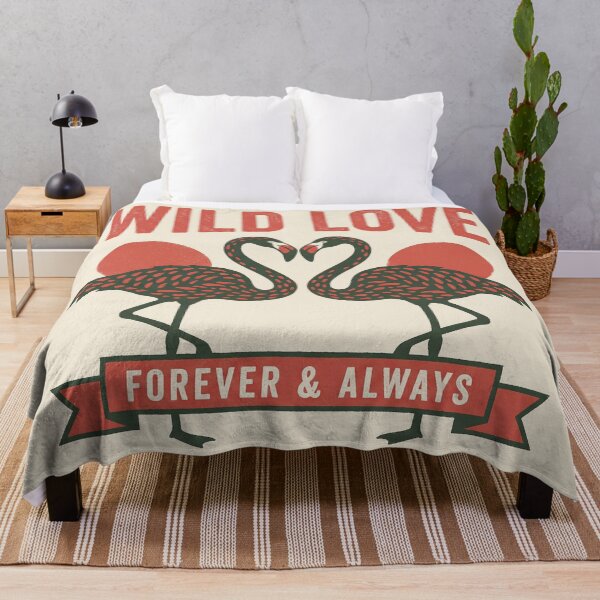 Item preview, Wild Love Forever and Always Vintage Flamingo designed and sold by zzz888.
