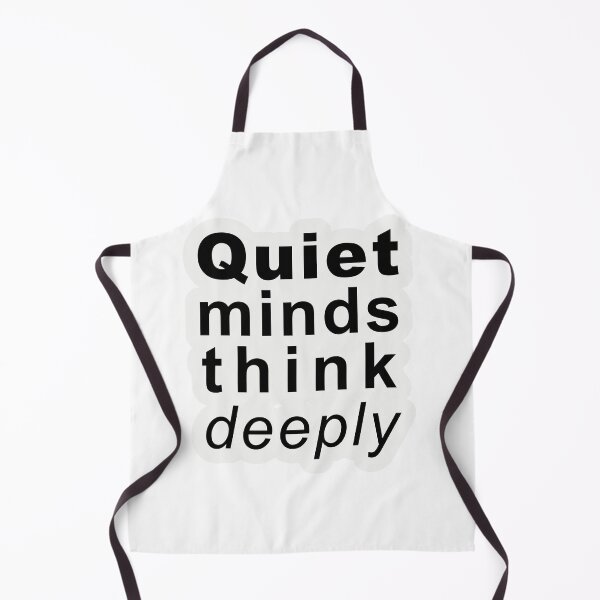 Item preview, Quiet minds think deeply designed and sold by MadCatDesign77.