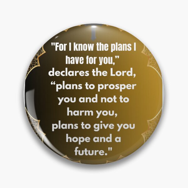 Item preview, For I know the plans I have for you designed and sold by FaithVerseDesigns.